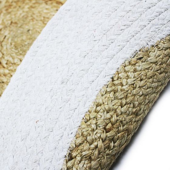 Round jute rug 160 cm