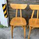 Suite de 4 chaises « banane » Lutherma