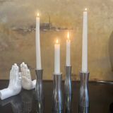 Set of 4 gota erika pekkari candlesticks, Scandinavian, 1990