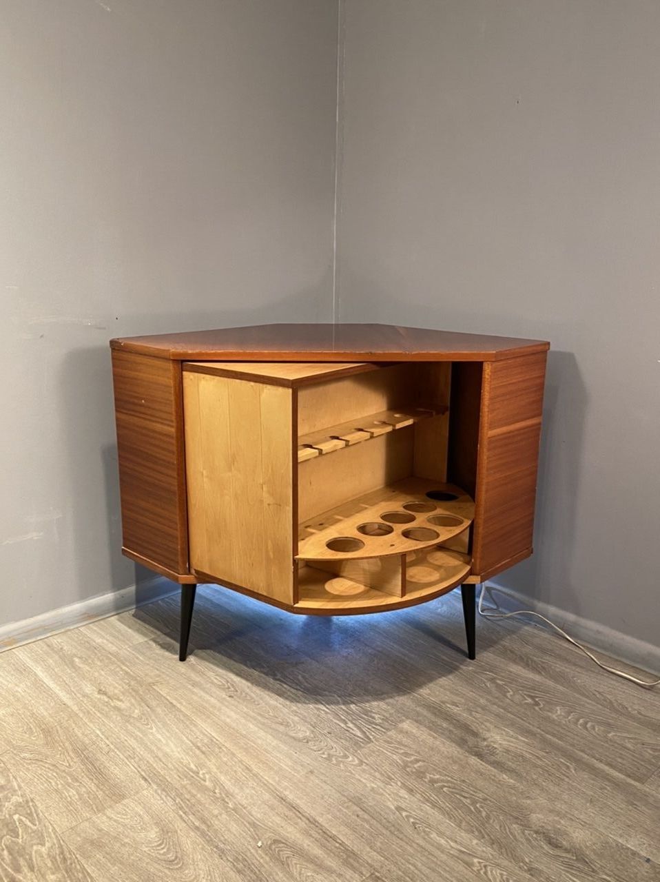 Vintage Swivel Corner Bar 1960s