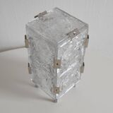 Vintage Glass  Table Lamp by Josef Hejtman for Kamenicky Senov,Czechoslovakia,1960's.