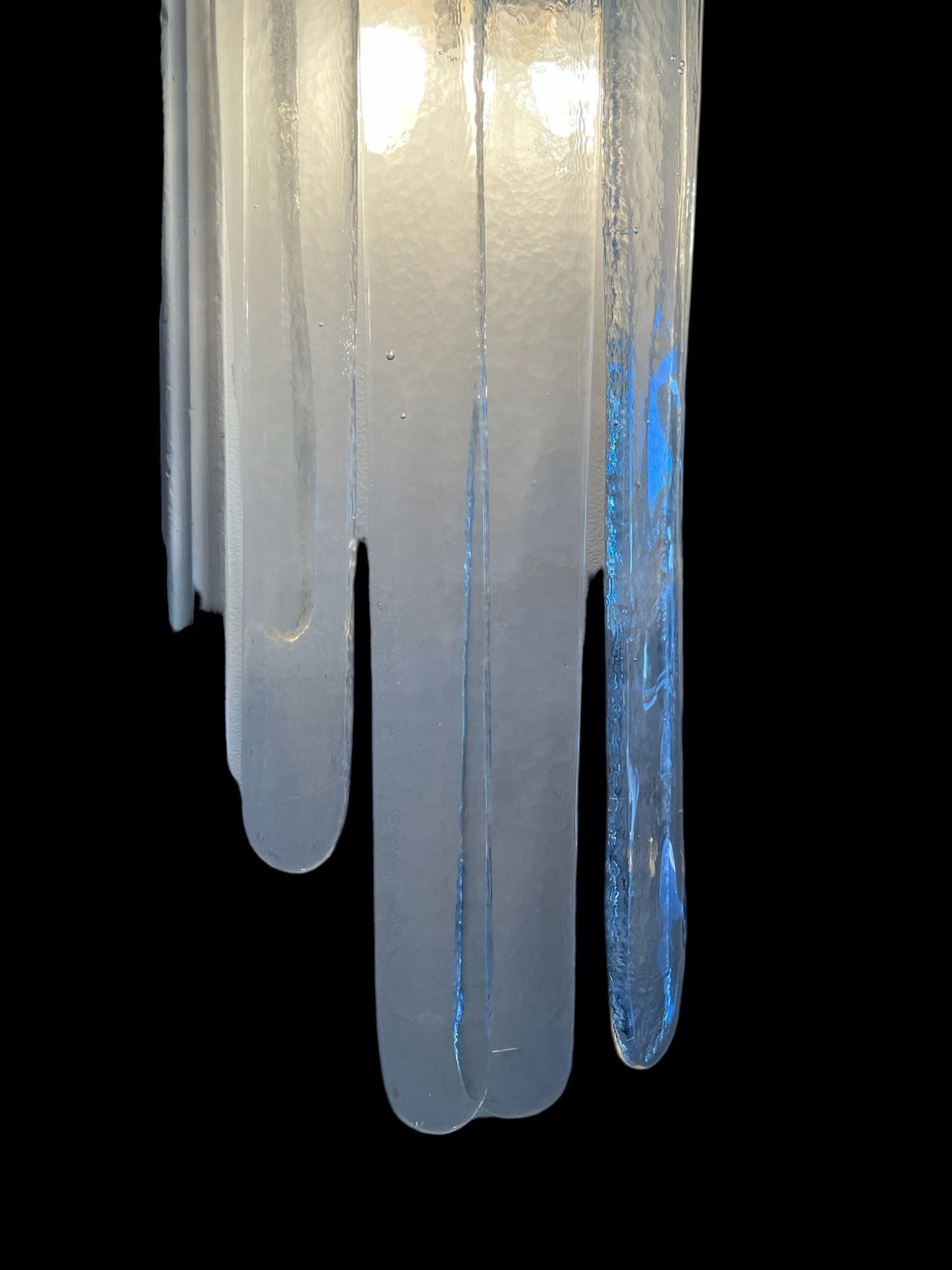 Paire d'appliques " dites cascade de murano " par carlo nason pour mazzega