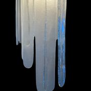 Paire d'appliques " dites cascade de murano " par carlo nason pour mazzega