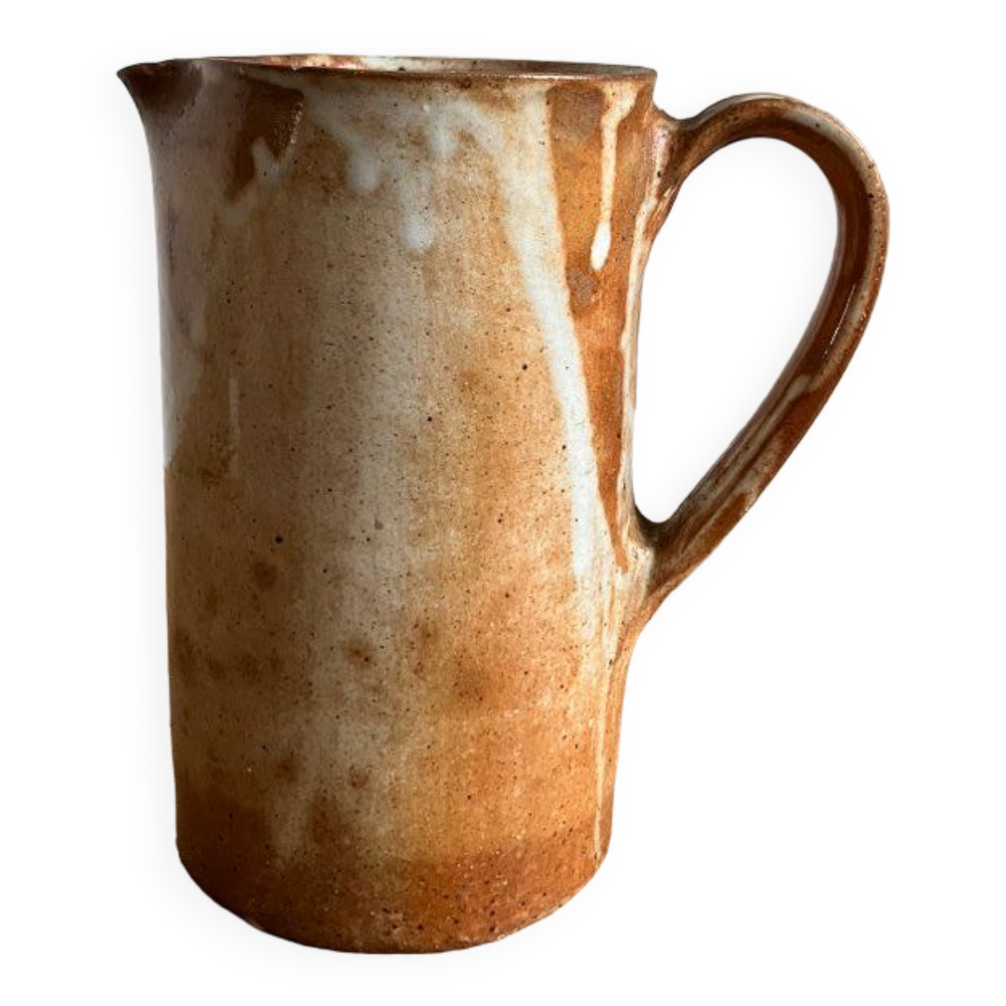 Glazed stoneware jug
