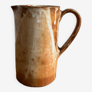 Glazed stoneware jug