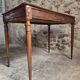 French antique writing desk in walnut, Louis XVI style, late 19th century, circa 1880–1900.