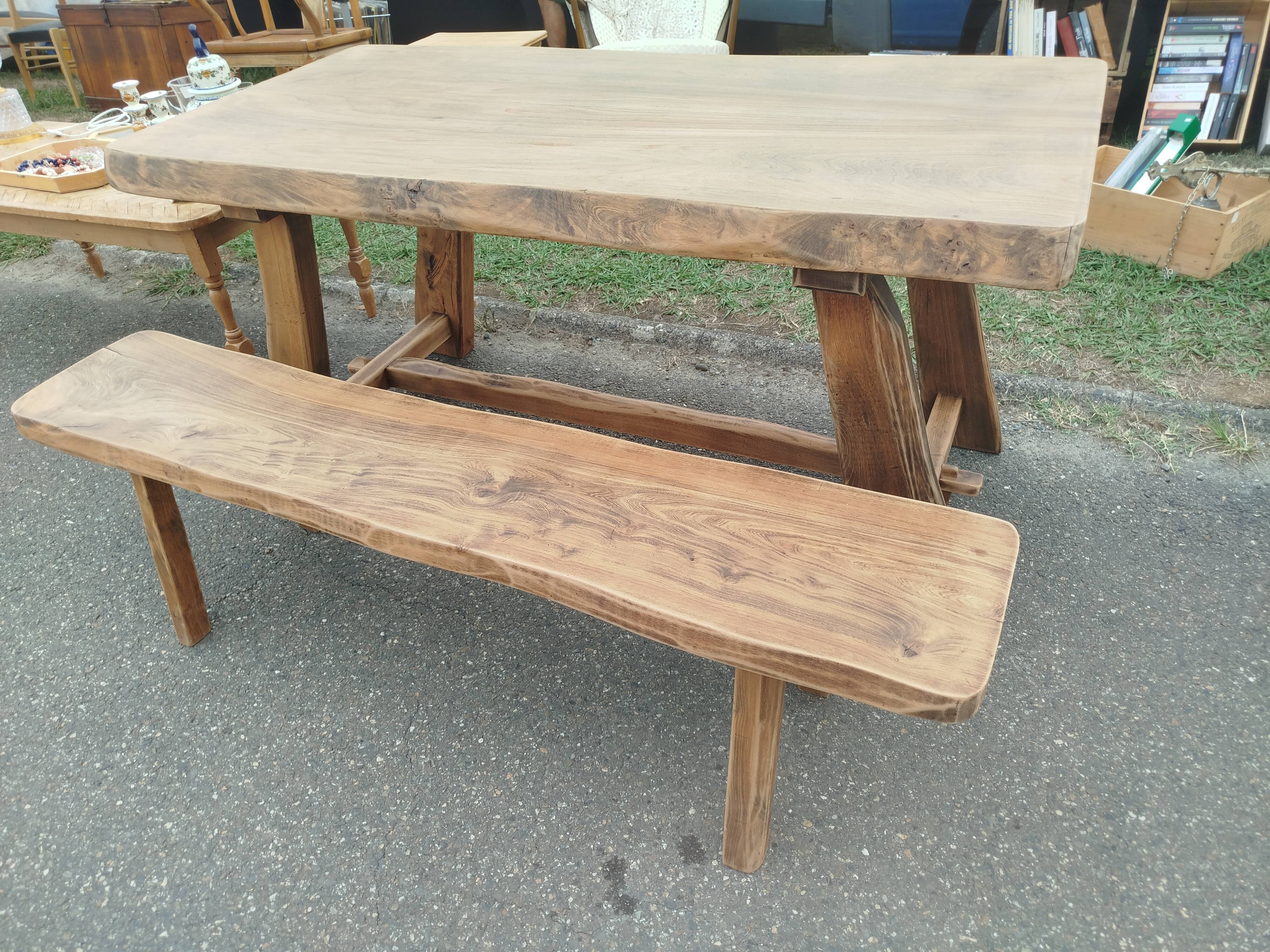 Table and bench Olavi Hänninen
