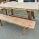 Table and bench Olavi Hänninen