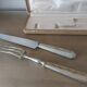 Art Deco silver leg meat serving box