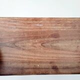 Old small solid wood milking stool