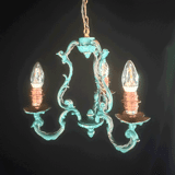 Vintage brass pendant lamp