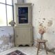 Corner display cabinet from the 1950s