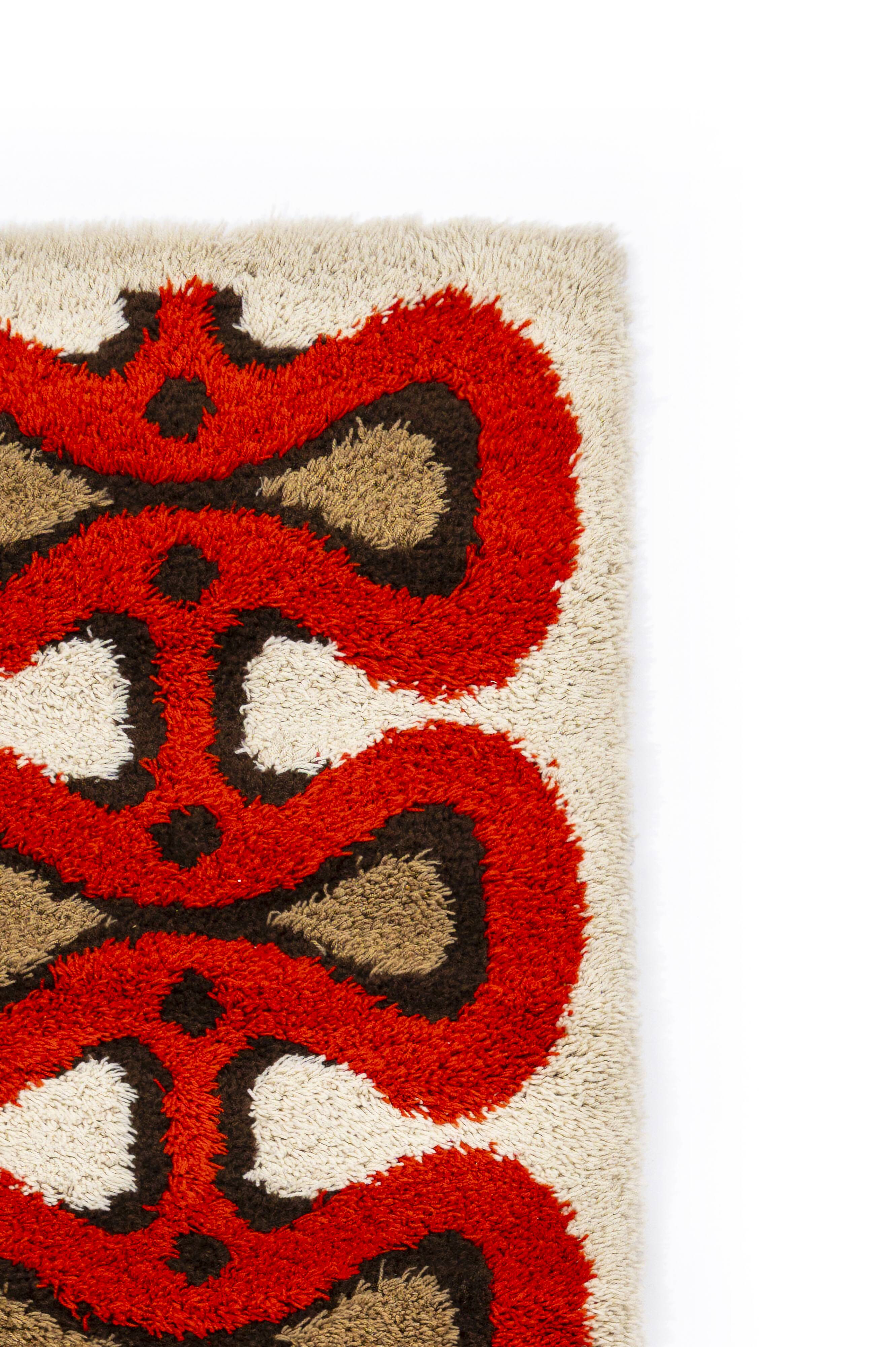 20th Century Modern Long Pile Rug by Desso.