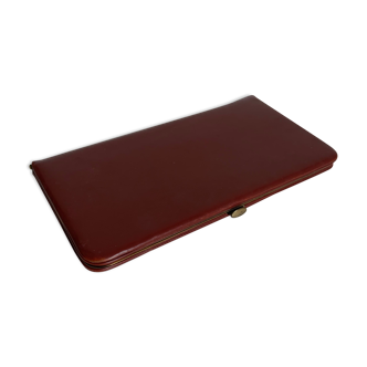 Vintage cigarette holder 1960 Longchamp tawny leather - 17 x 9 cm