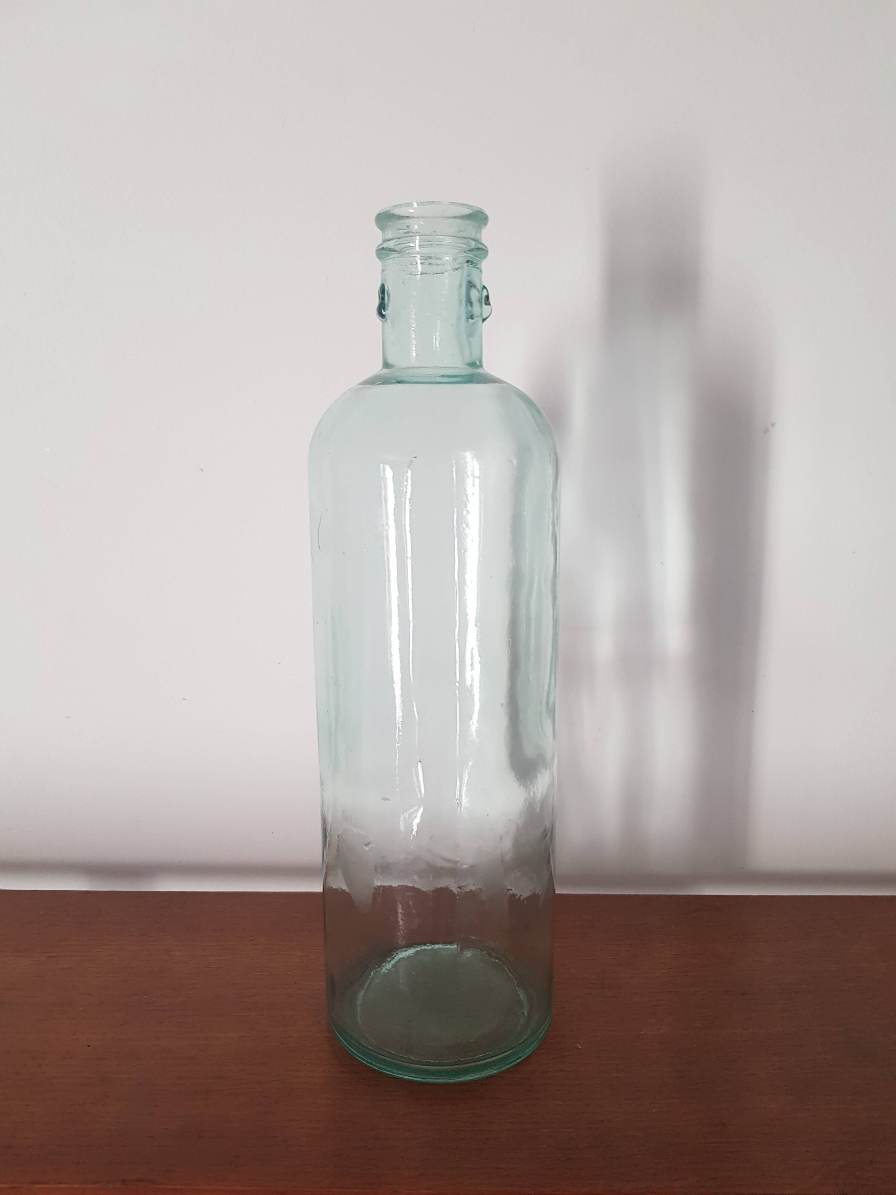 Large vintage glass bottle