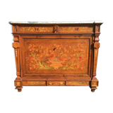 Commode en marqueterie de style restauration - XIXe