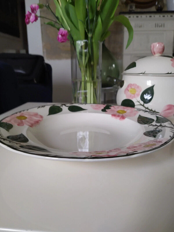Wild Rose Villeroy & Boch soup dish and plate