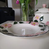 Wild Rose Villeroy & Boch soup dish and plate