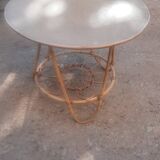 Rattan and bamboo garden furniture