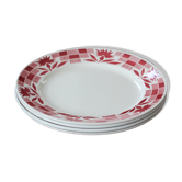 Lot of 4 plates Luneville