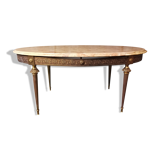 Coffee table in brass and marble 1960
