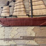 Embossed wall tapestry