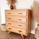 Vintage chest of drawers, tapered legs