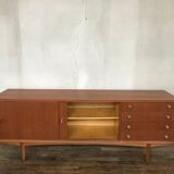Scandinavian enfilade, 1950 design, vintage teak