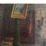 Auto portrait d'un peintre brocanteur, G. Lirand