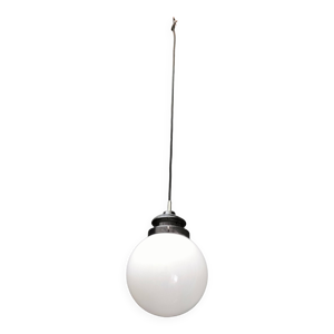suspension boule opaline