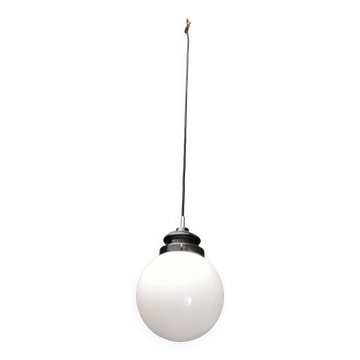 Suspension boule opaline