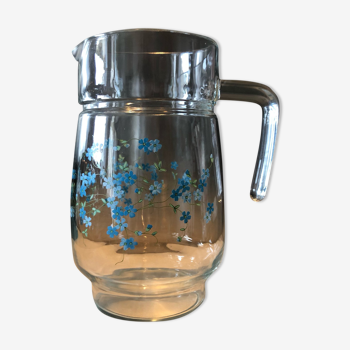 Arcopal Veronica forget-me-not carafe