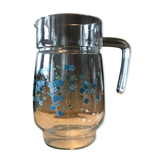Arcopal Veronica forget-me-not carafe