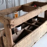 Wooden bottle locker box