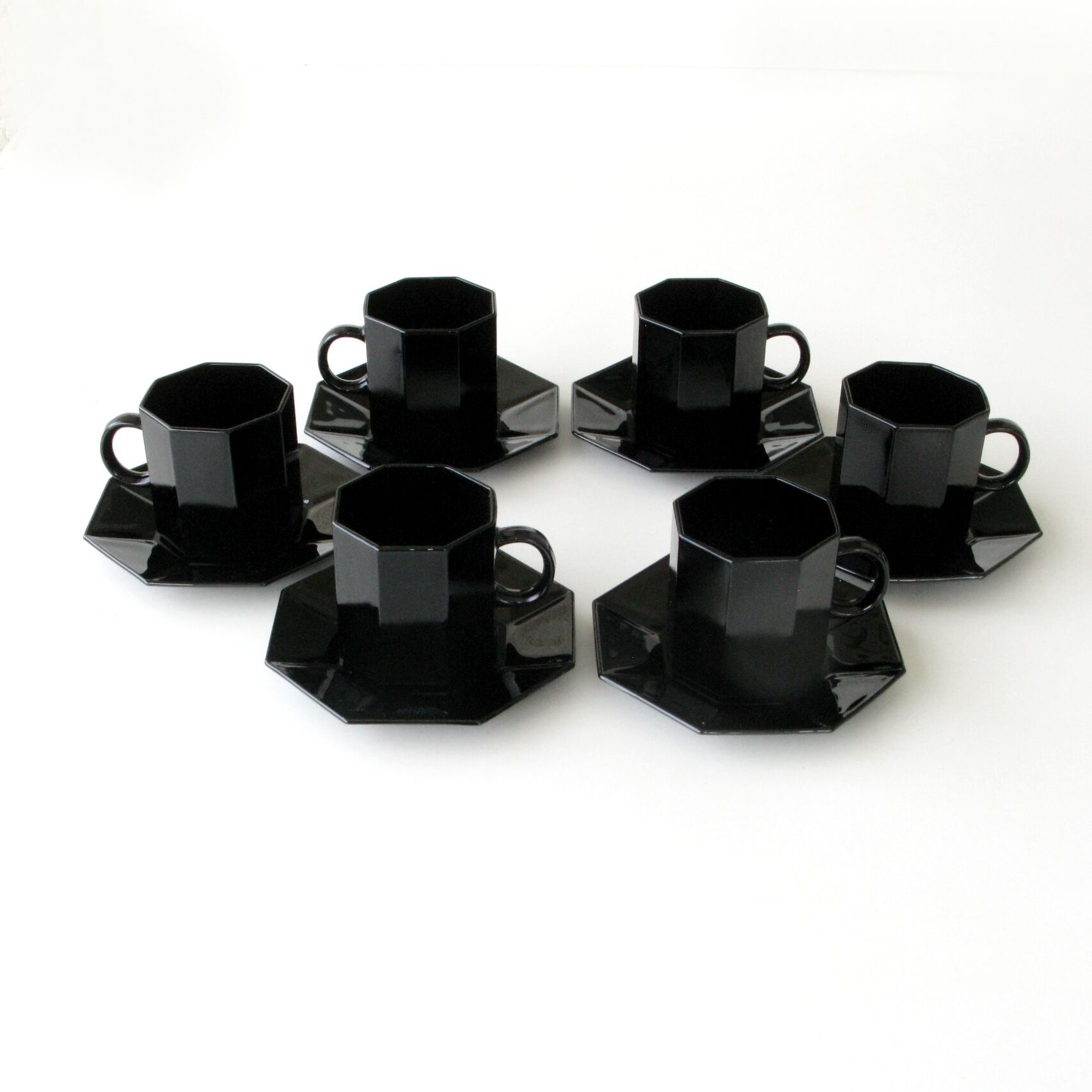 Coffee or tea service ARCOROC OCTIME - Black France