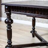 Antique Rectangular Oak Dining Table, 1890s