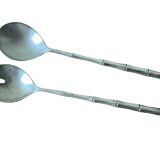 Silver-plated salad servers, Italy 1980