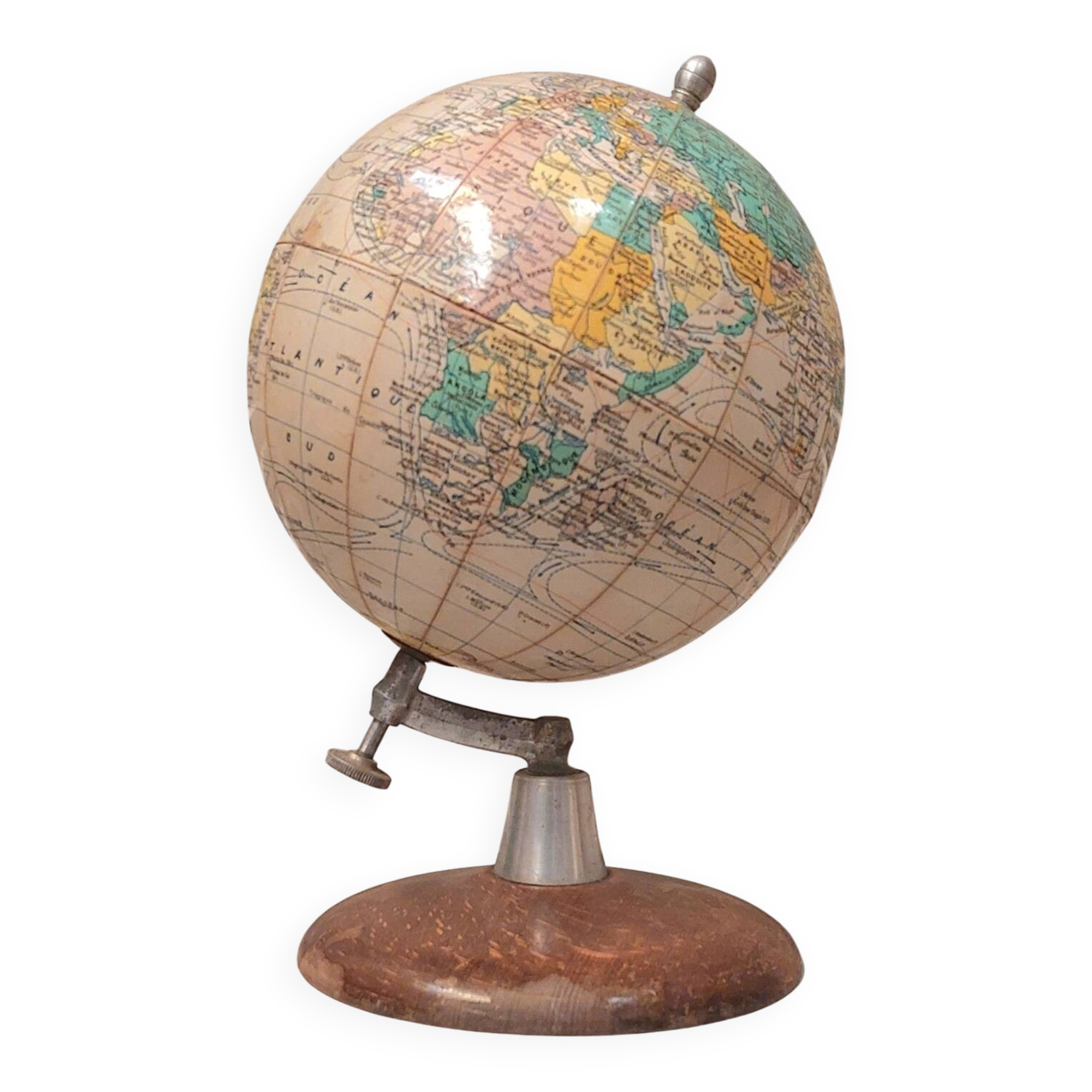 Terrestrial globe Girard 1950s/60s
