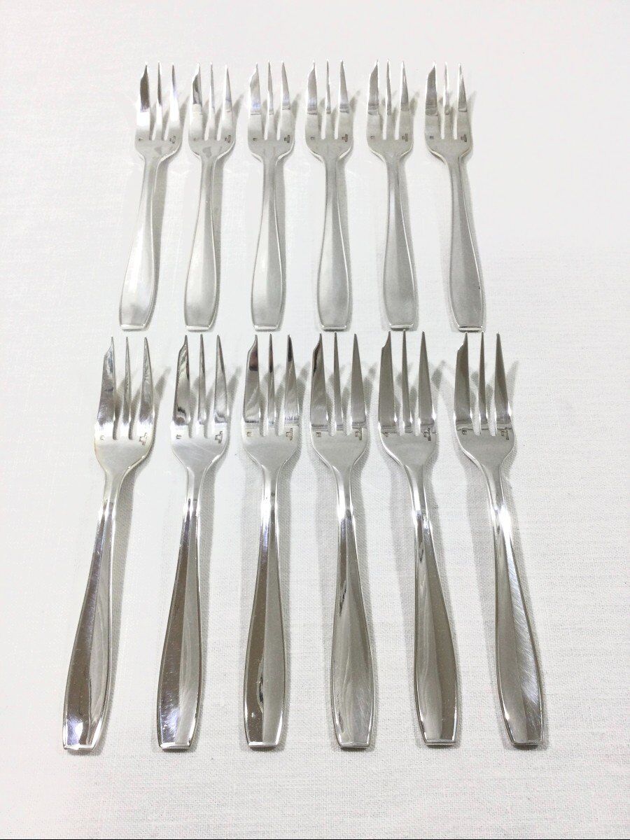 Fourchettes à gâteaux atlas Christofle