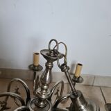 Pewter chandelier