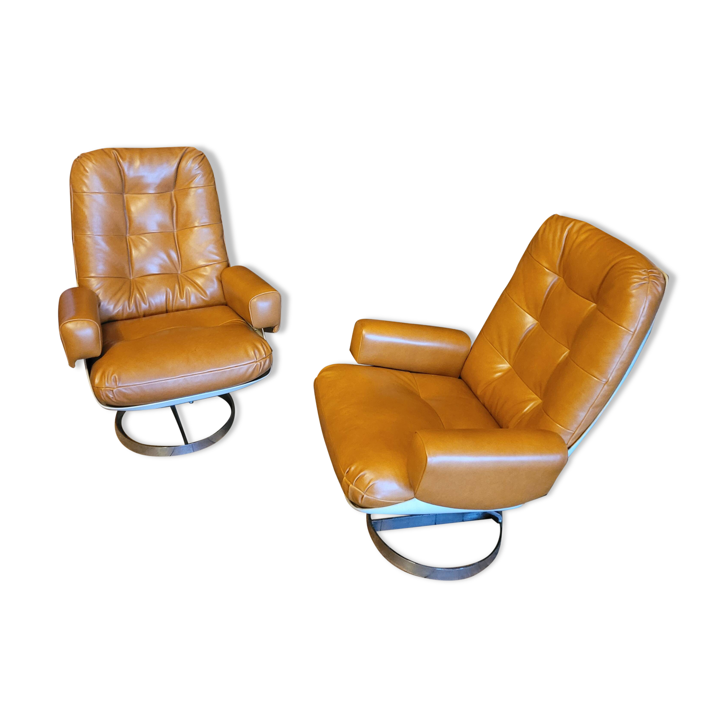 Pair of 70s armchairs