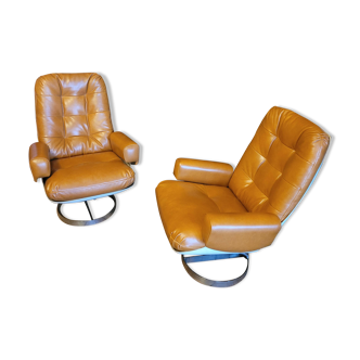 Pair of 70s armchairs