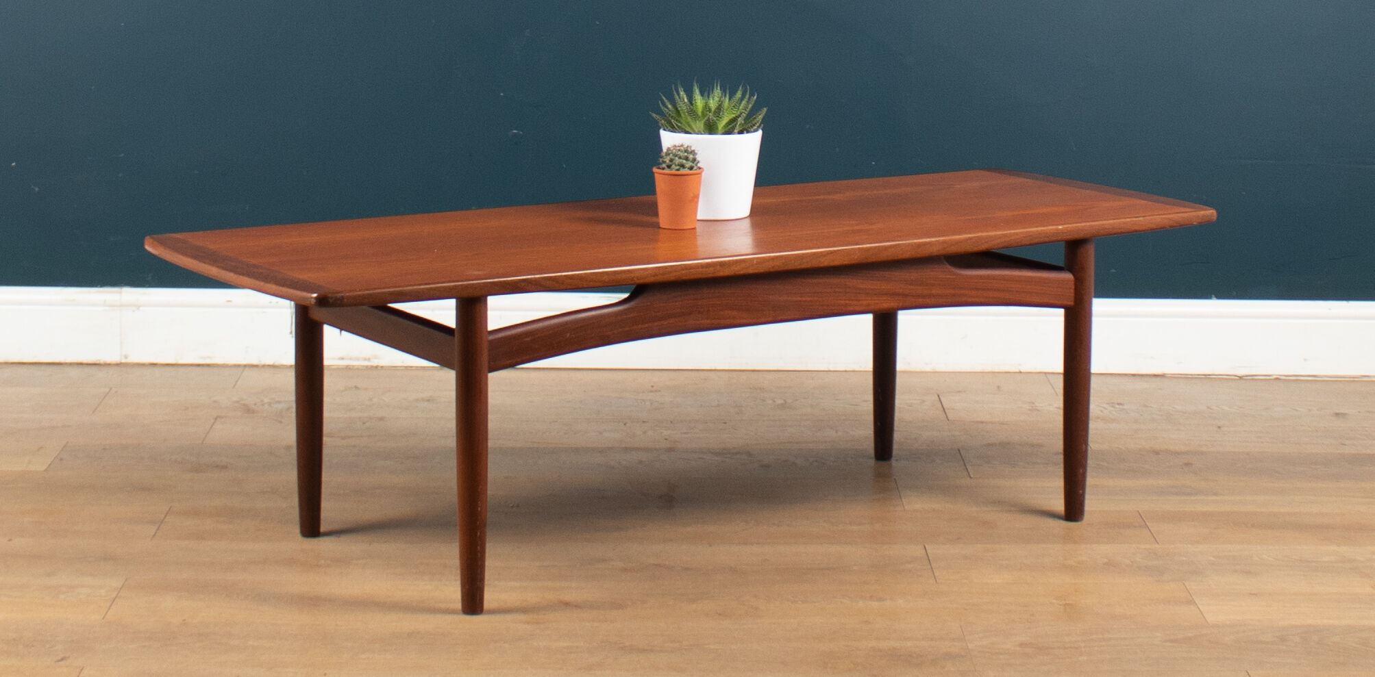 Retro teak 1960s G-Plan coffee table by Victor Wilkins