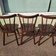 Set of 6 wooden bistro chair - vintage