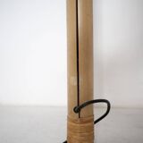 Large-format Uchiwa light fixture designed by Ingo Maurer