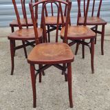Set of 6 Fischel and EV bistro chairs