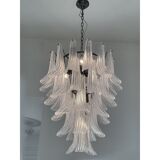 Lustre en cascade en verre de murano Selle
