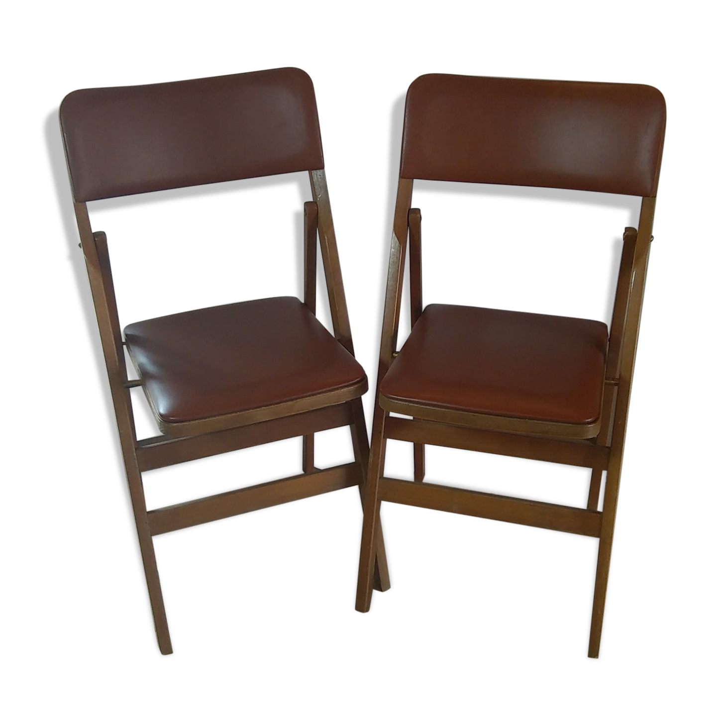 Paire de chaises des années 70