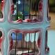 Antique Italian ceramic birdcage