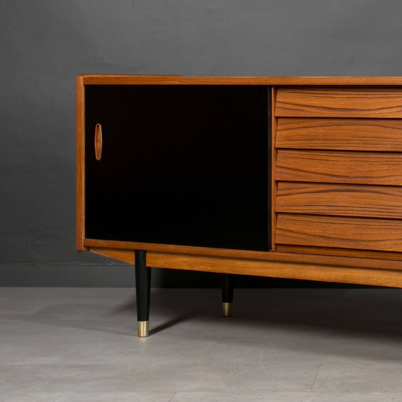Teak sideboard by Nils Jonsson for PS Heggen, Scandinavian modern, 1960s